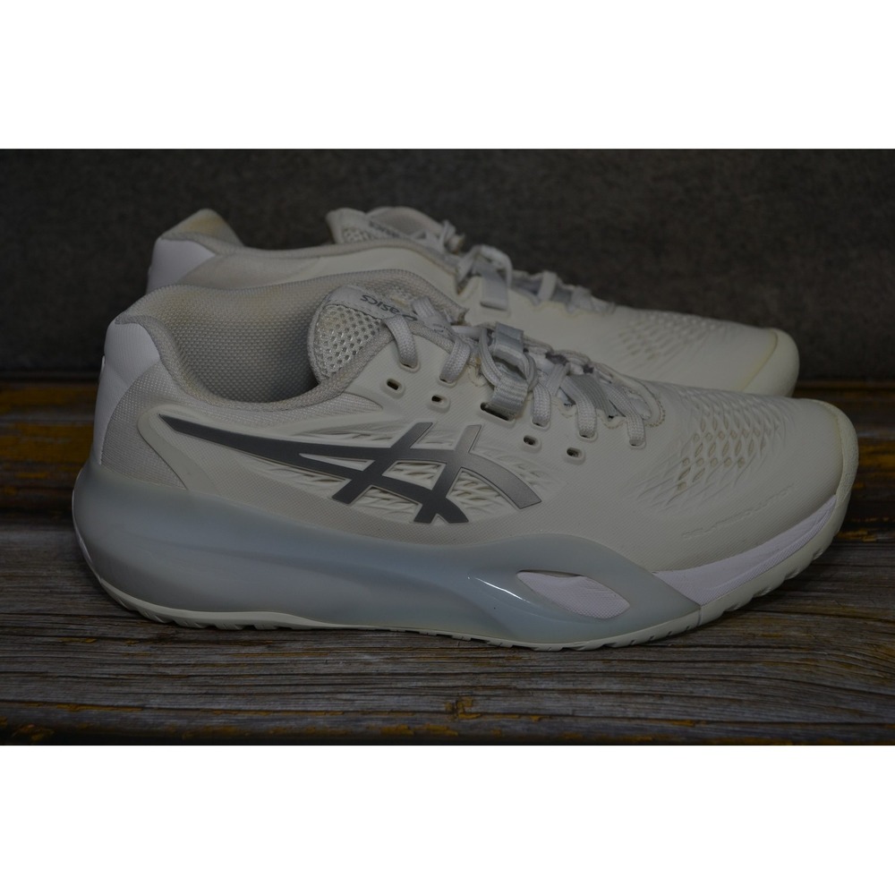 Asics GEL-Resolution X Shoes Womens 8 White Tennis Court Sneakers 1042A279